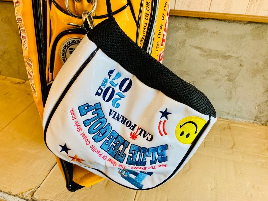 【BLUE TEE GOLF】キャディバッグ 9インチ イエロー