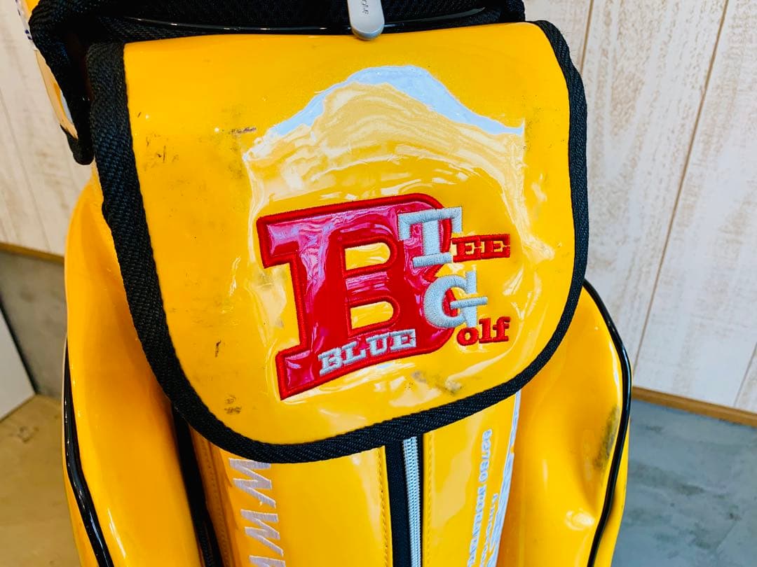 【BLUE TEE GOLF】キャディバッグ 9インチ イエロー