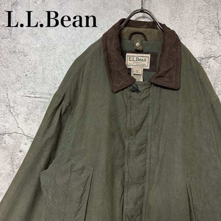 【激レア◎】L.L.Bean　ハンティングジャケット　スウェード　古着　90s◎