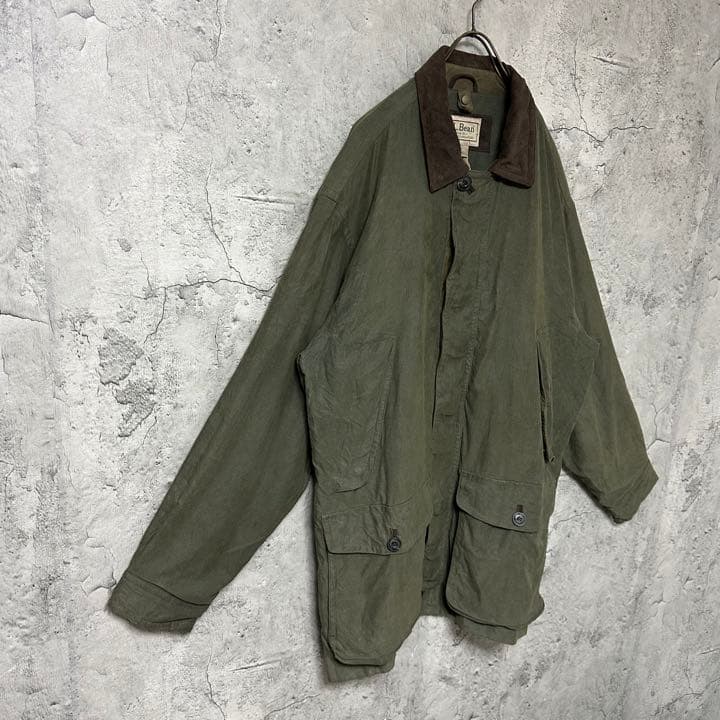 【激レア◎】L.L.Bean　ハンティングジャケット　スウェード　古着　90s◎