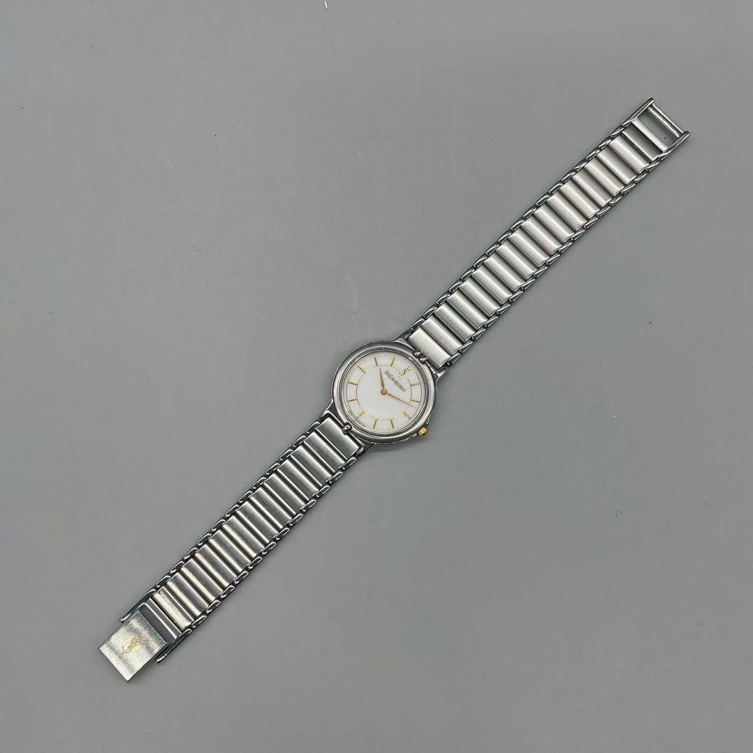 新品電池✨️Yves Saint Laurent 腕時計 クオーツ シルバー