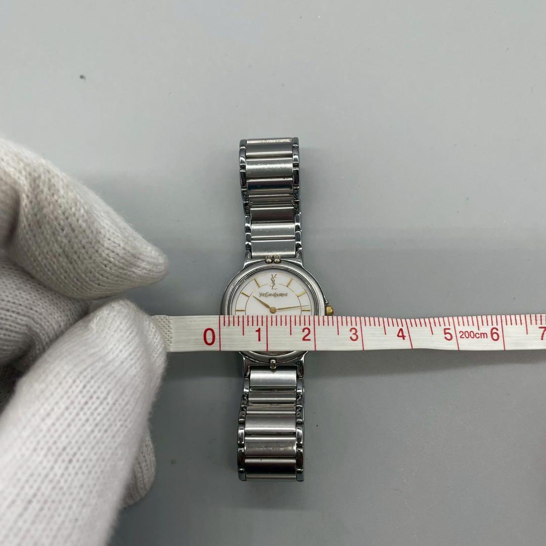 新品電池✨️Yves Saint Laurent 腕時計 クオーツ シルバー