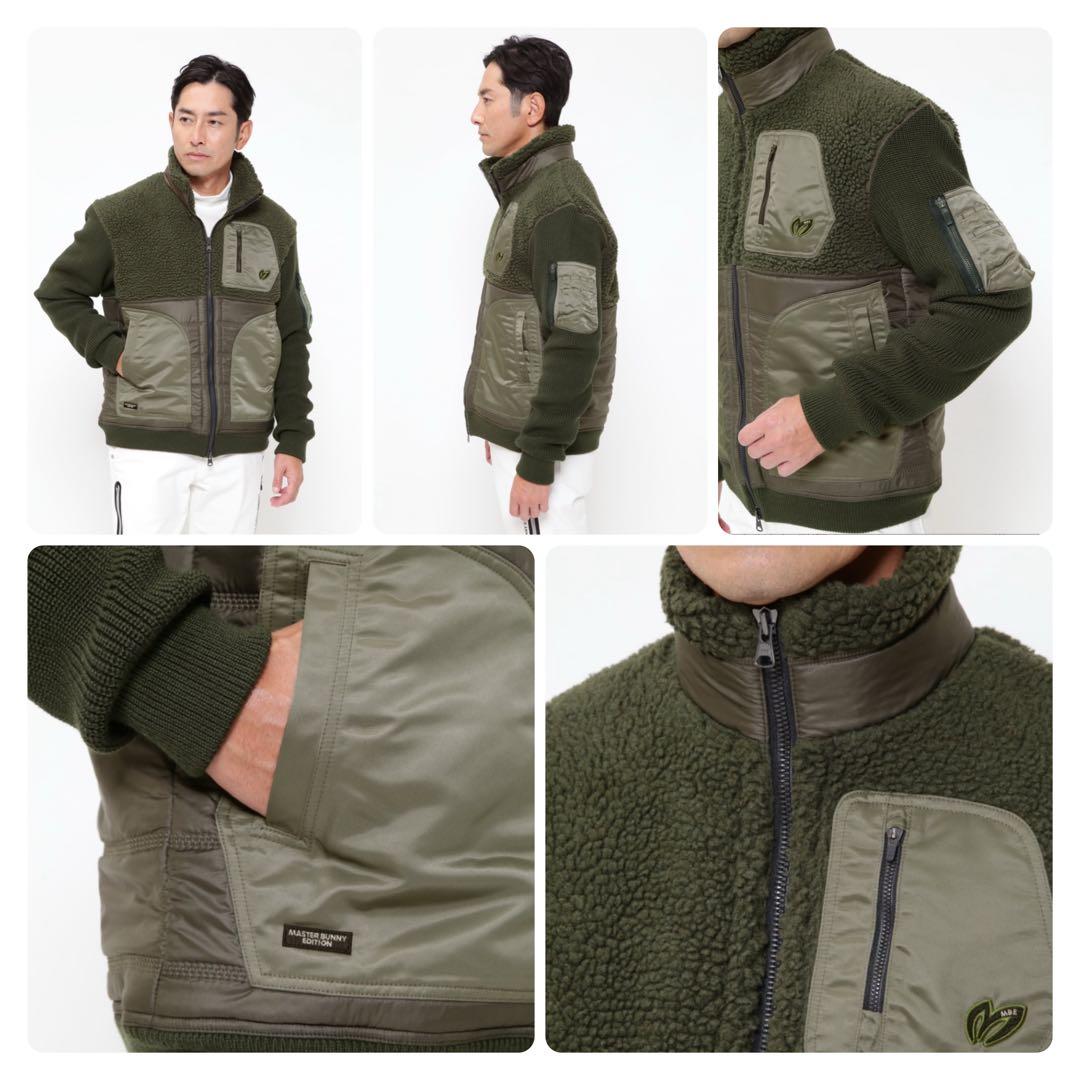 美品！MASTER BUNNY EDITION ボアブルゾン　カーキ　M