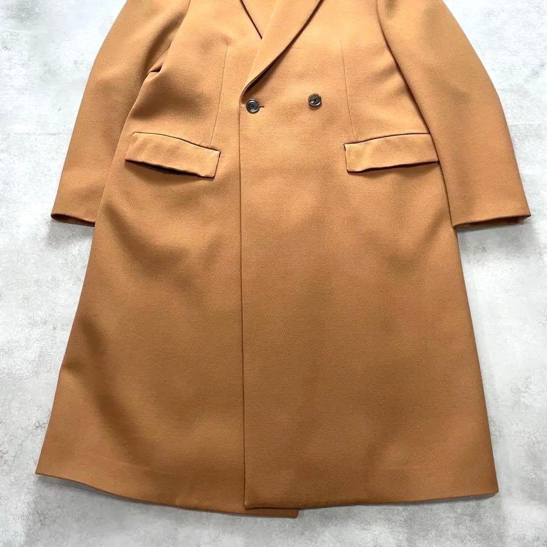 極美品 ポールスミス ダブルチェスターコート キャメル マキシ丈 XLサイズ