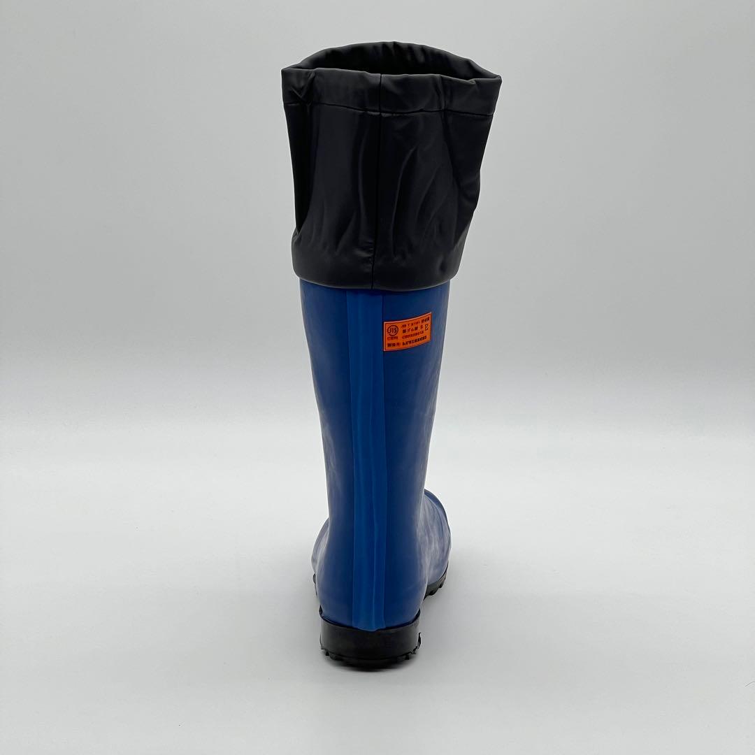 【新品未使用】安全防寒長靴〈シバタ〉セーフティベアー（25.0cm/ネイビー）