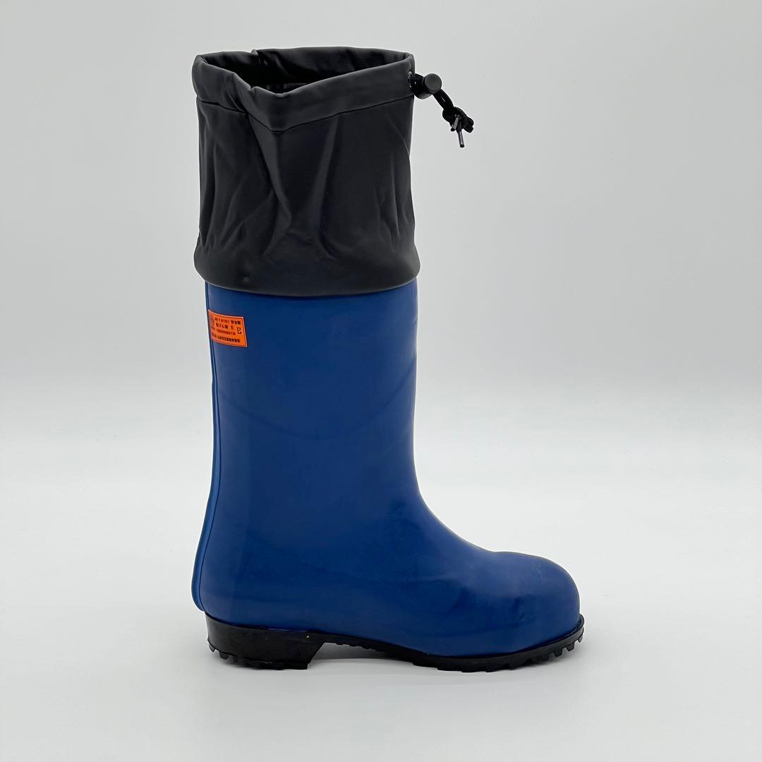 【新品未使用】安全防寒長靴〈シバタ〉セーフティベアー（25.0cm/ネイビー）