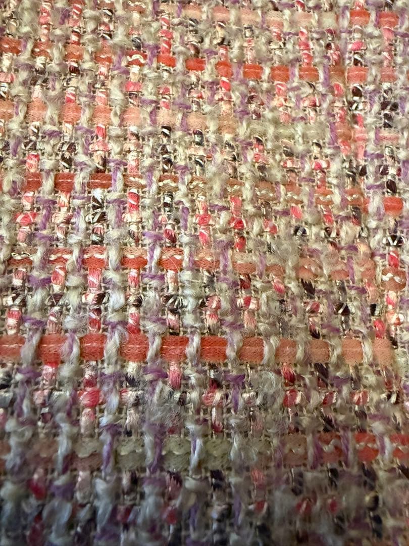 ほぼ未使用⭐︎LINTON×23区　ツイード ノーカラージャケット Mサイズ38