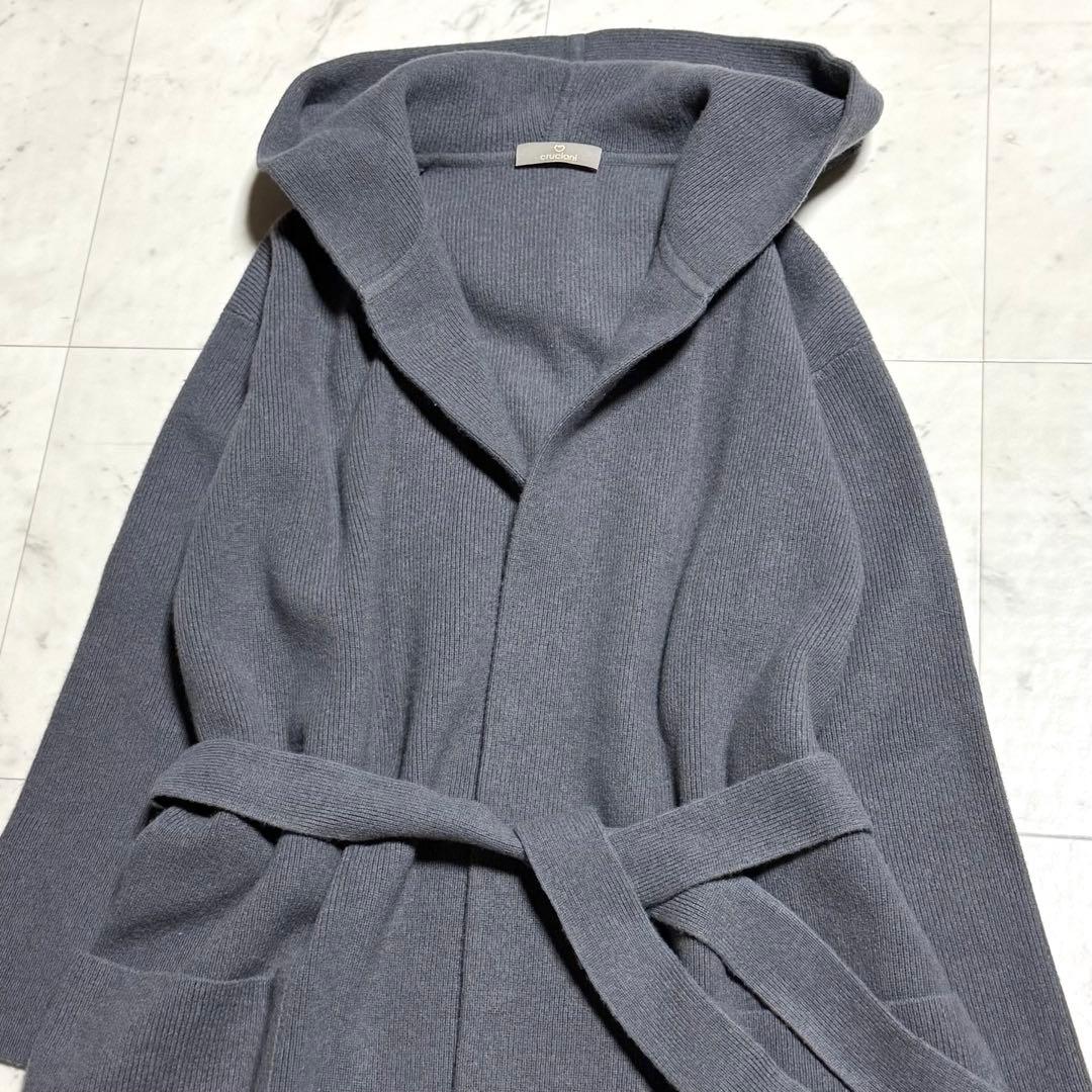 cruciani ロングガウンコート ウール カシミヤ 着丈119㎝ 40