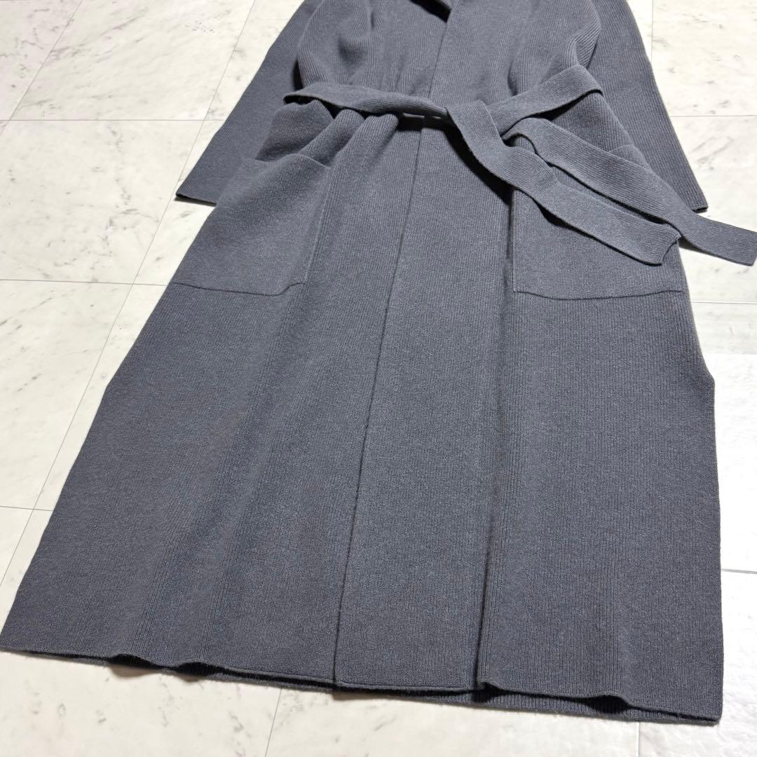 cruciani ロングガウンコート ウール カシミヤ 着丈119㎝ 40