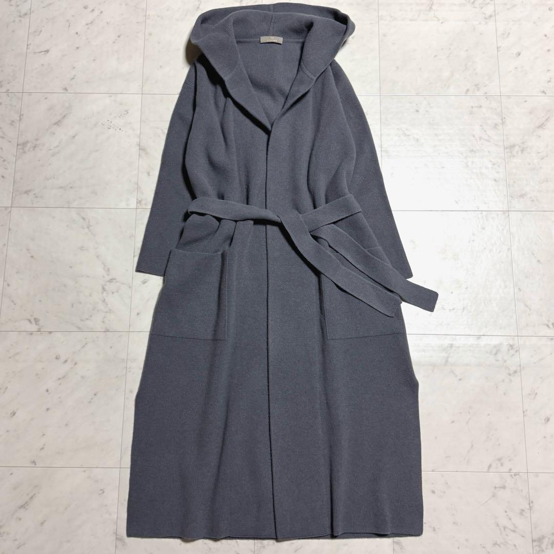 cruciani ロングガウンコート ウール カシミヤ 着丈119㎝ 40