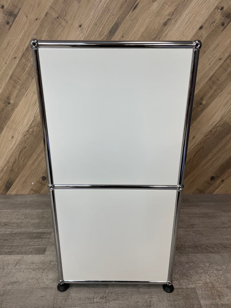 USM Haller　ハラー　1列2段　シェルフ　キャビネット ピュアホワイト