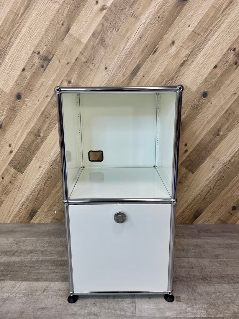 USM Haller　ハラー　1列2段　シェルフ　キャビネット ピュアホワイト