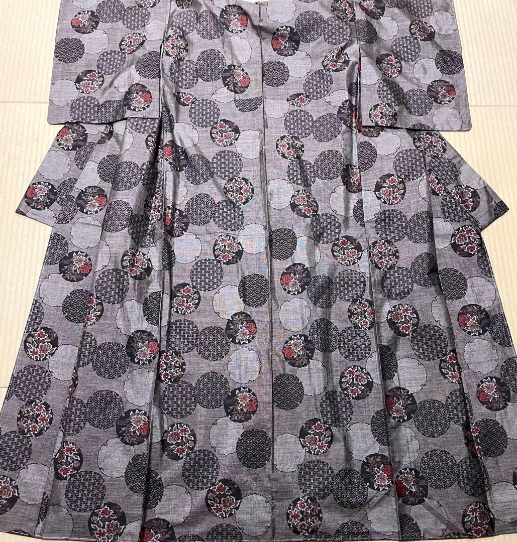 大島紬 泥染 カタス式 9マルキ 雪輪