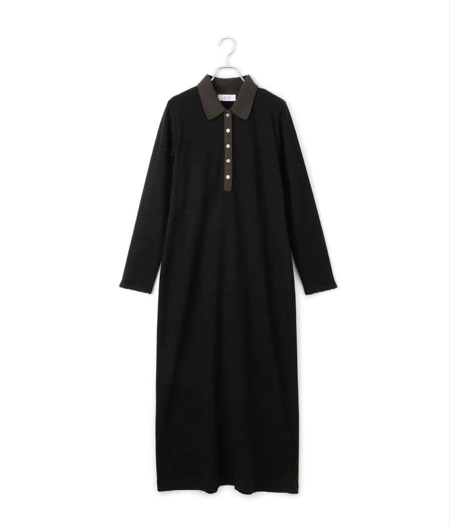 美品 アダムエロペ ポロシャツワンピース