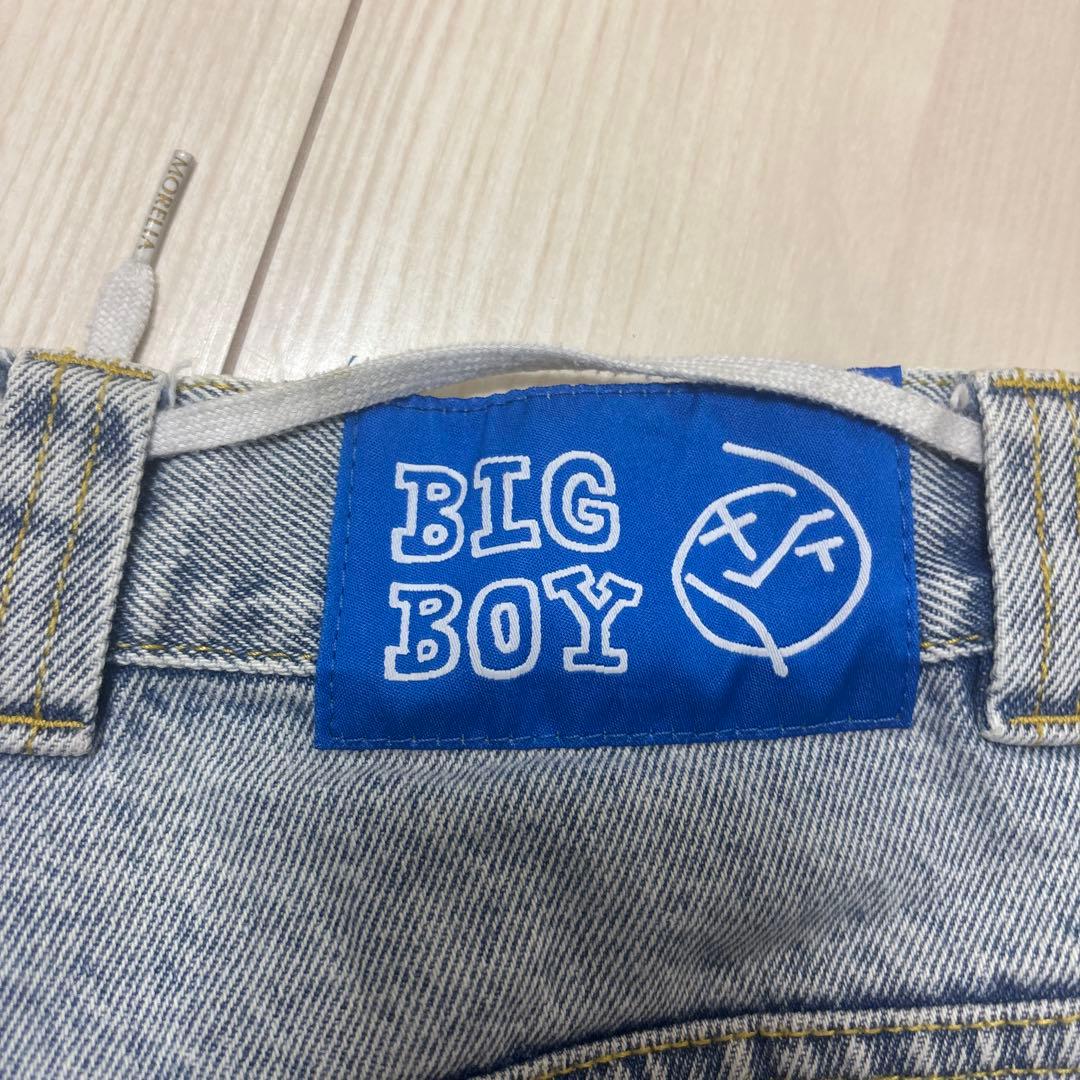 BIG BOY デニム ハーフパンツ ライトブルー Polar Skate Co
