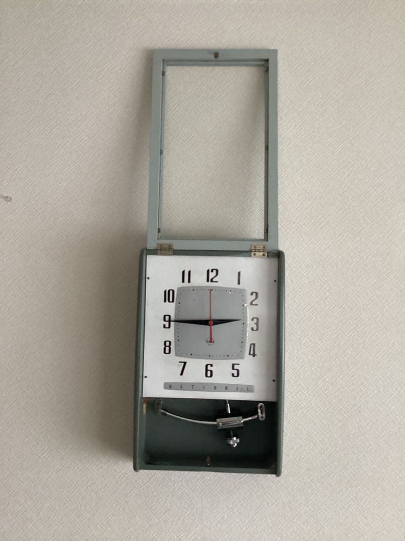 National(現Panasonic)電磁式振り子時計　昭和30年代