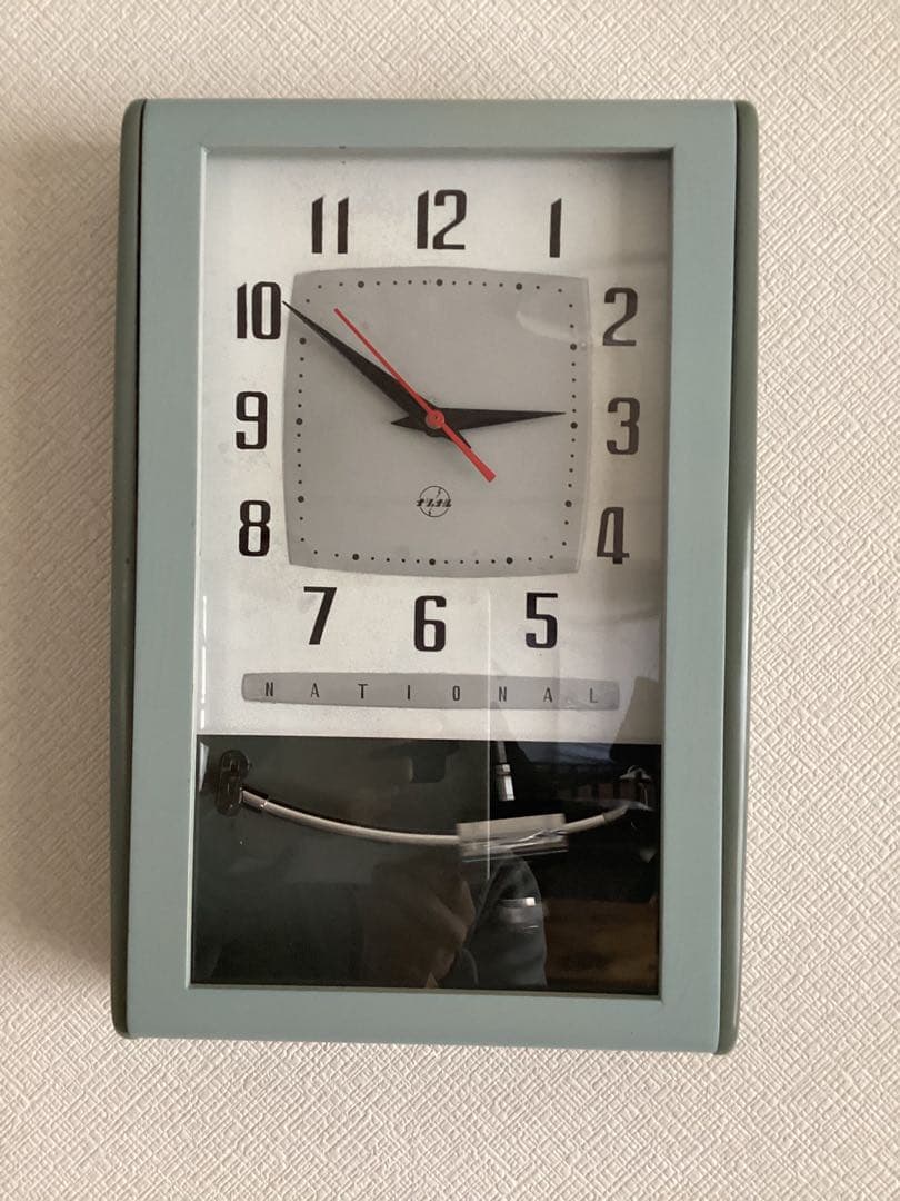National(現Panasonic)電磁式振り子時計　昭和30年代