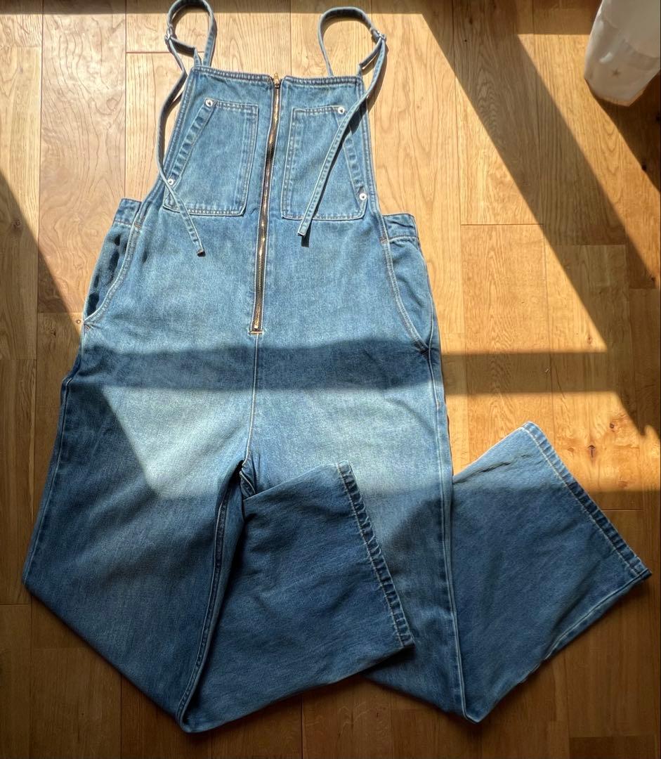 LOUNGEDRESS：デニムオールインワン　ブルー　Mサイズ