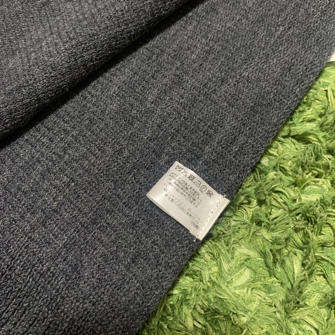 【ポールスミス】ハーフストライプ ラッセル マフラー 黒