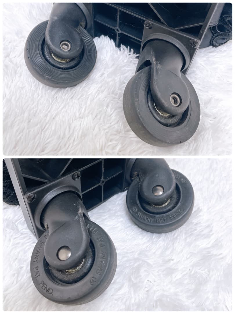 SWANY スワニー キャリーバッグ 近沢レース コラボ ブラック 黒