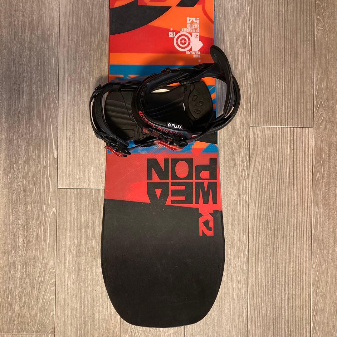 K2 WWW 154 10周年モデル×FLUX RLフラックス スノボセット