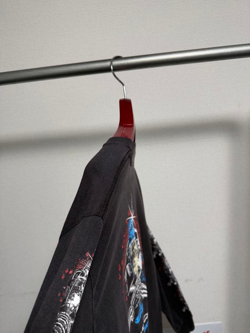 FUCT SSDD ファクトUSA製 ロングTシャツ　ロンT スカル　ドクロ　S