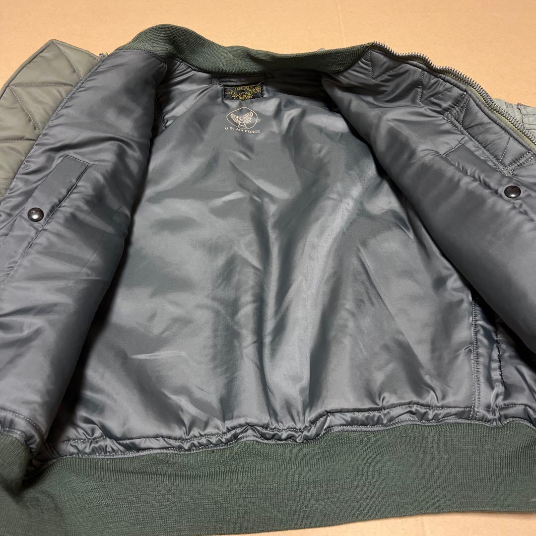 U.S. AIR FORCE MA-1フライトジャケット オリーブグリーン