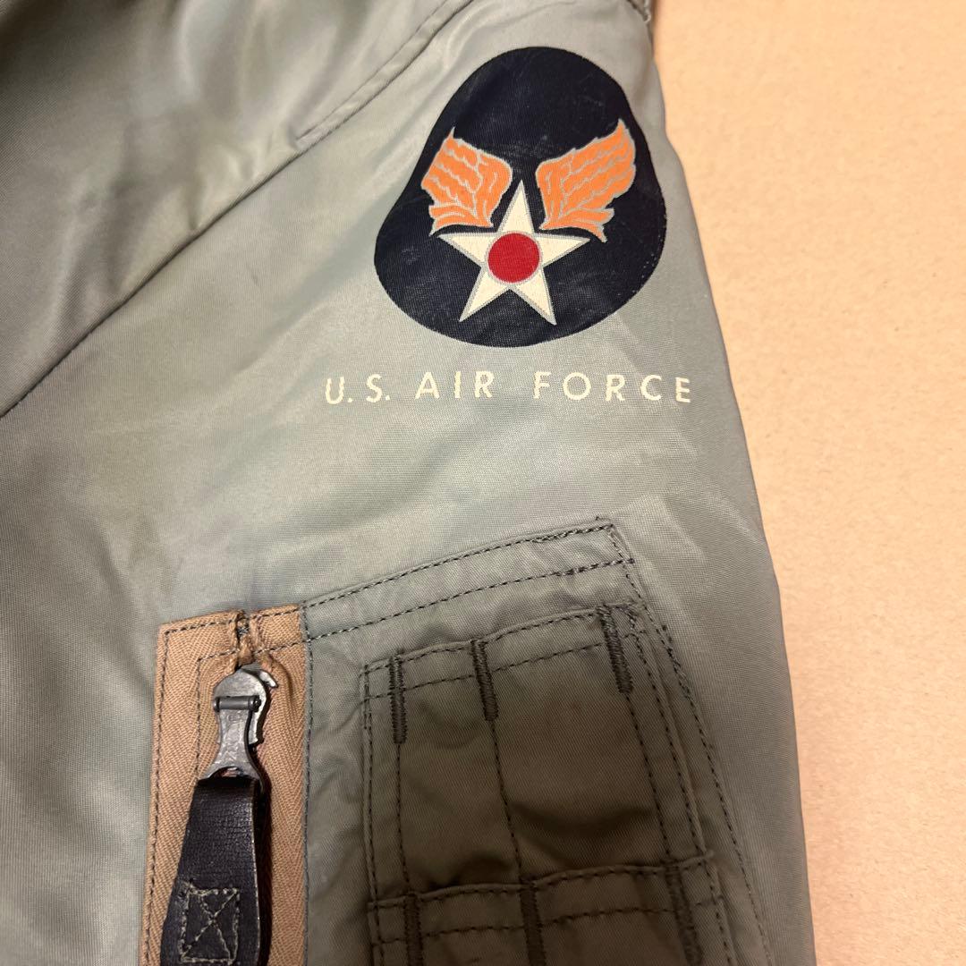 U.S. AIR FORCE MA-1フライトジャケット オリーブグリーン
