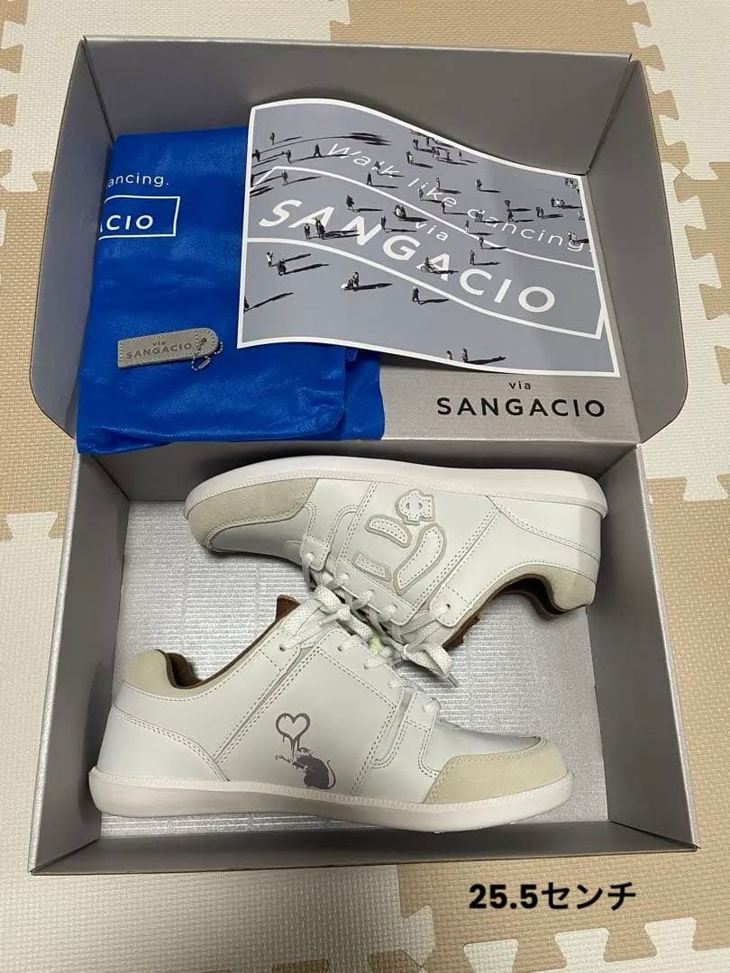 SANGACIO ホワイトスニーカー