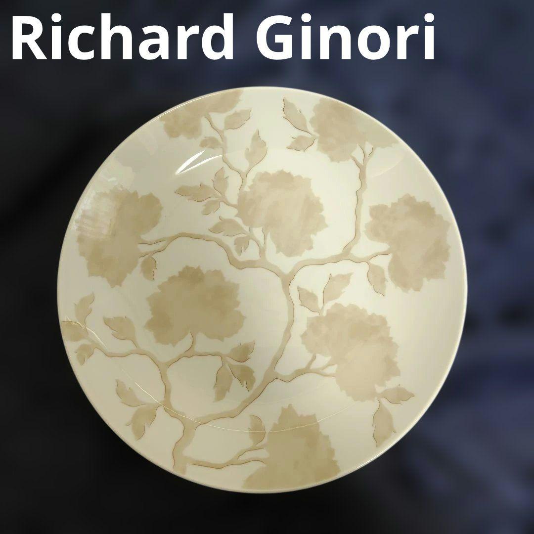 新品✾リチャードジノリ　ゴールド金色マルコポーロ　大皿　1枚　廃番
