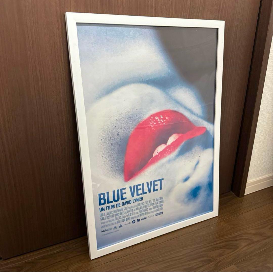ブルーベルベット　仏版　映画宣伝ポスター デヴィッドリンチ