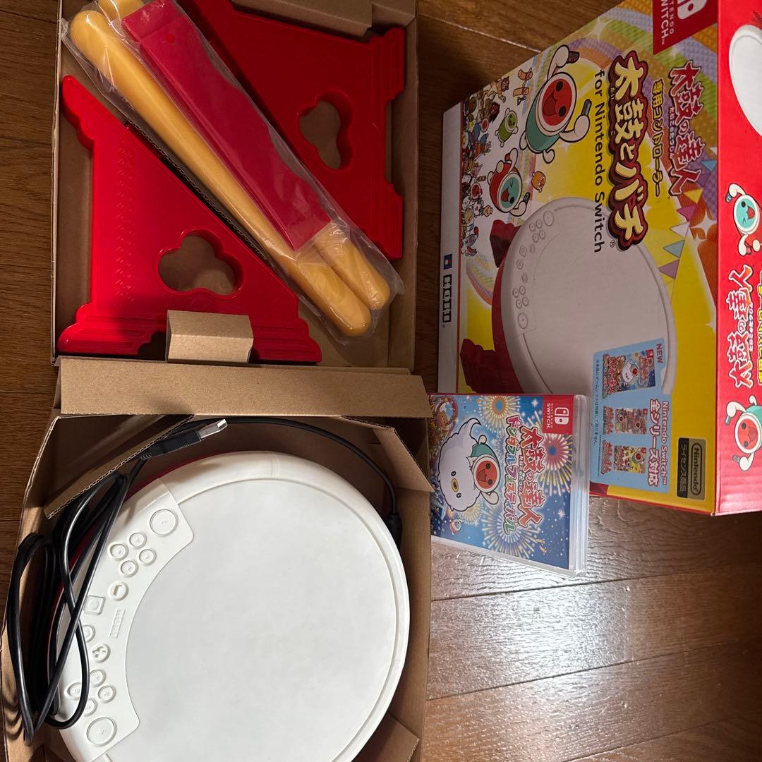 太鼓の達人 for Nintendo Switch ソフト　太鼓とバチセット