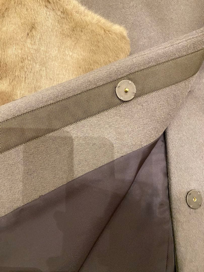 新品未使用　5.7万　ボールジィ Ballsey カシミア　ウールコート　ファー