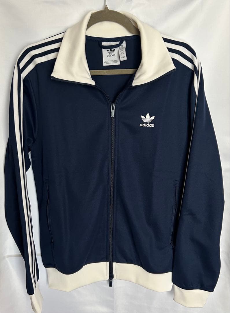 adidas ネイビー ジップアップジャケット M