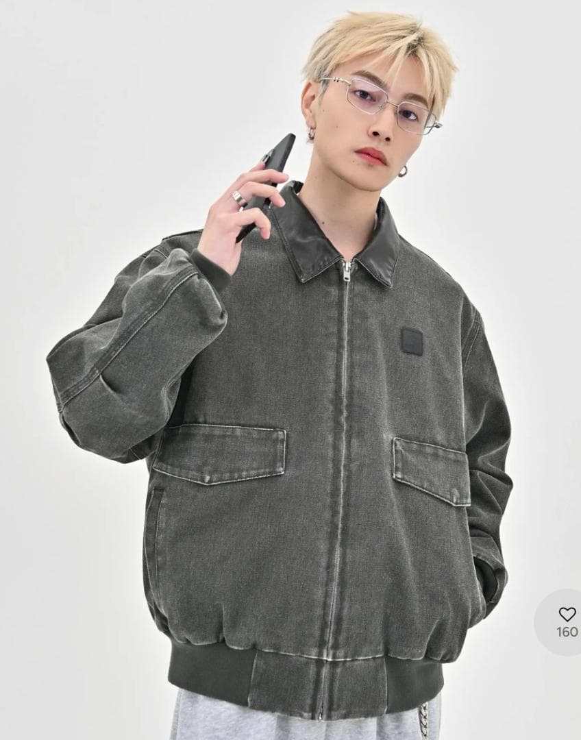 【SALE】L2139レザーカラーデトロイトジャケットS（red）地底人