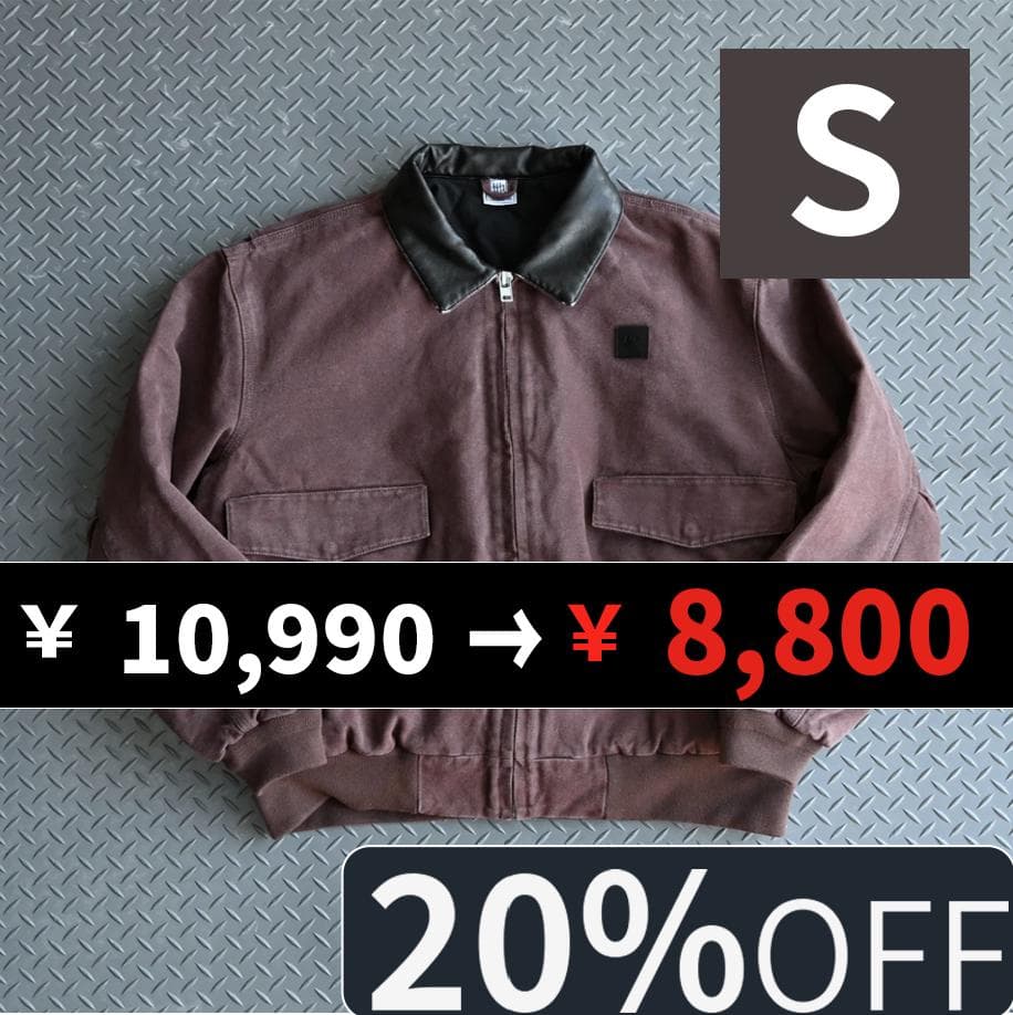 【SALE】L2139レザーカラーデトロイトジャケットS（red）地底人