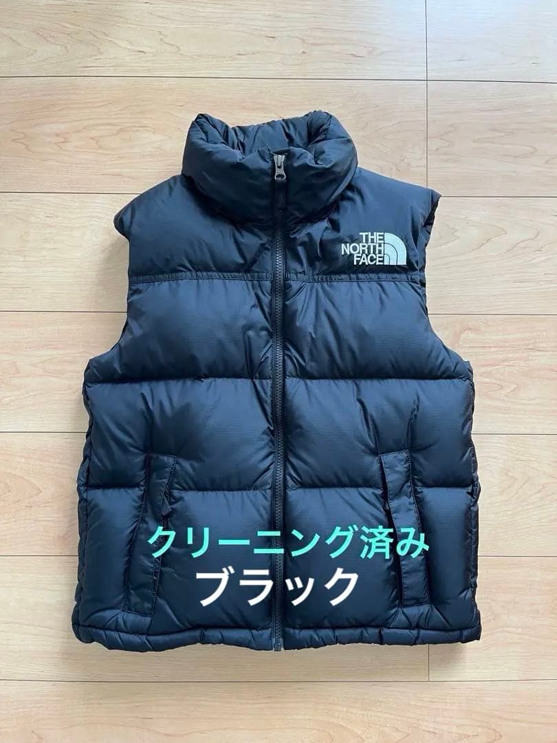 美品THE NORTH FACE Nuptse Vest ダウンベスト ブラック