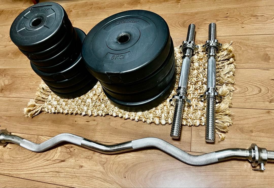 ☆EZバー ダンベルセット☆ 20kg ダンベルにも トレーニング