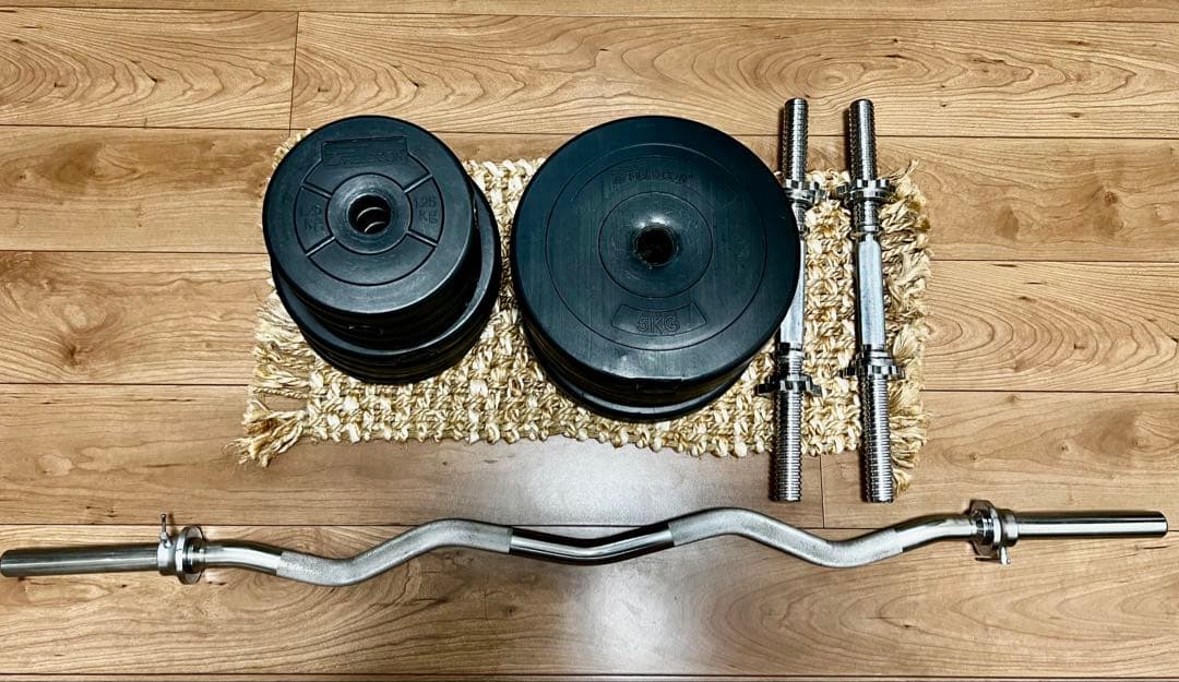 ☆EZバー ダンベルセット☆ 20kg ダンベルにも トレーニング