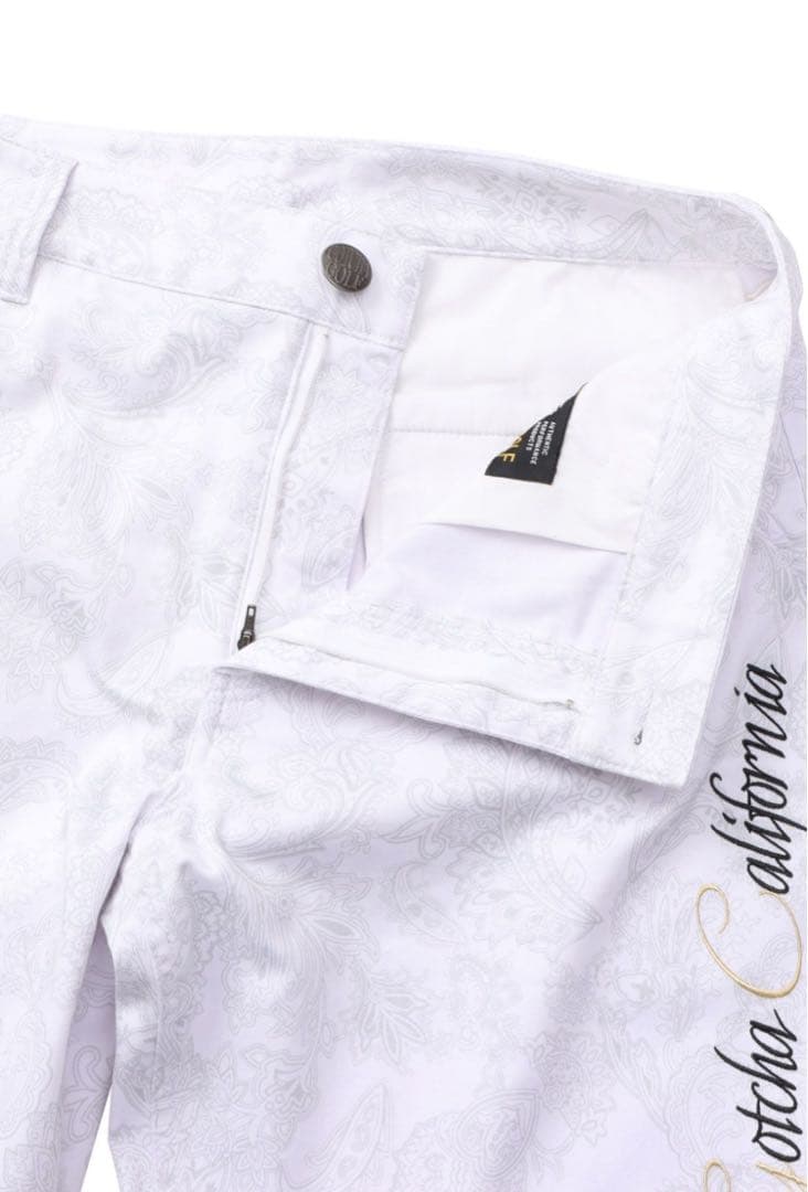 新品GOTCHAGOLFペイズリーロングパンツM