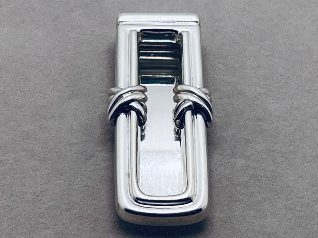 c177 美品　ティファニー　1995 シグネチャー　マネークリップ　925