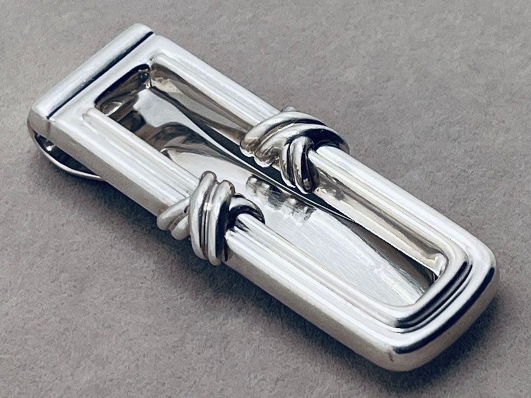 c177 美品　ティファニー　1995 シグネチャー　マネークリップ　925