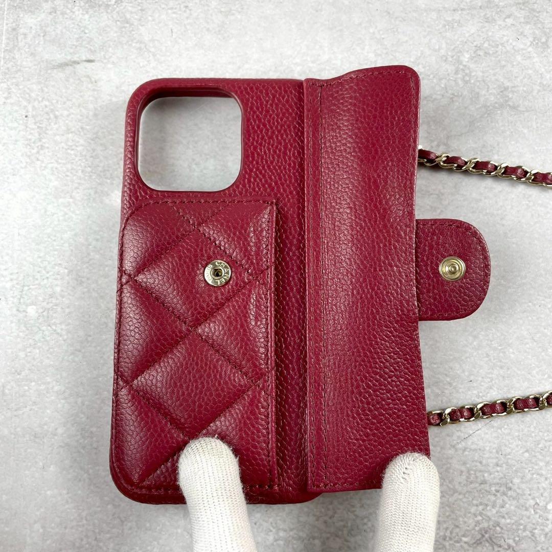 【専用】CHANEL iphoneケース キャビアスキン 13pro