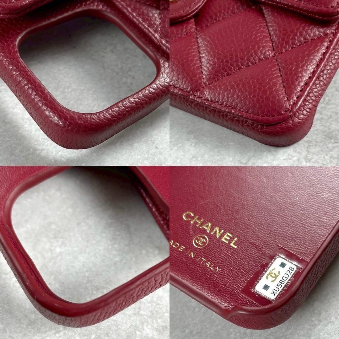 【専用】CHANEL iphoneケース キャビアスキン 13pro