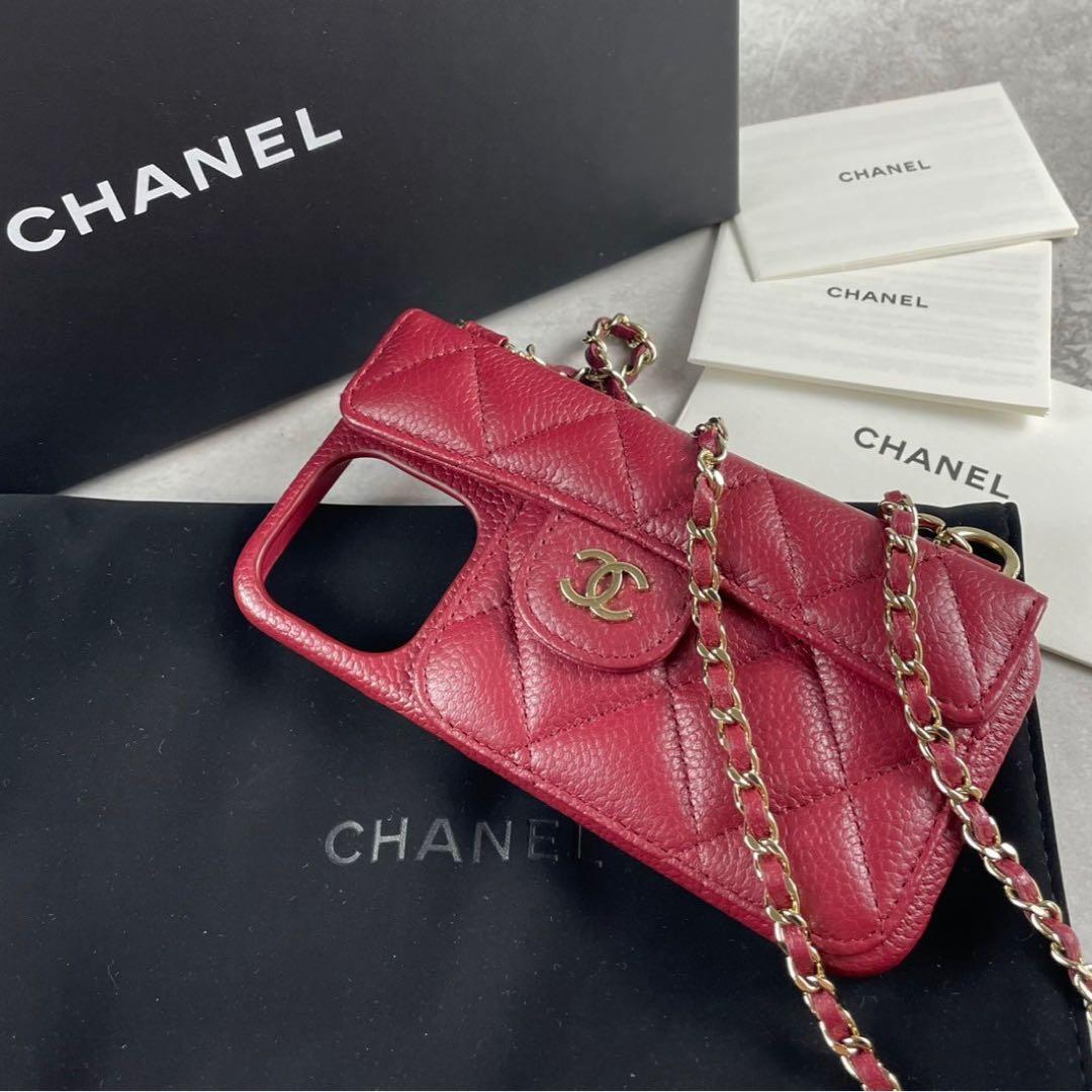 【専用】CHANEL iphoneケース キャビアスキン 13pro