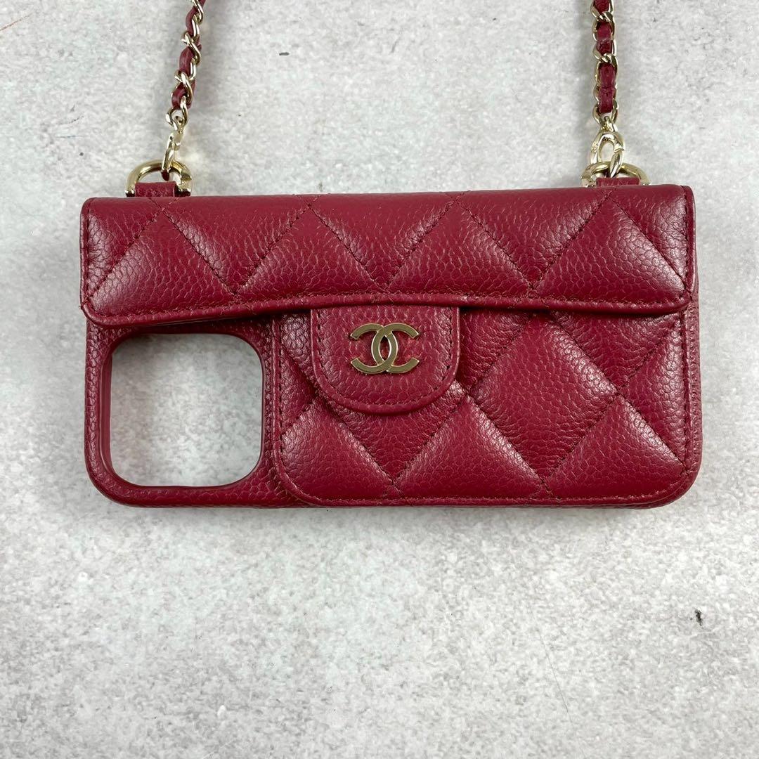 【専用】CHANEL iphoneケース キャビアスキン 13pro