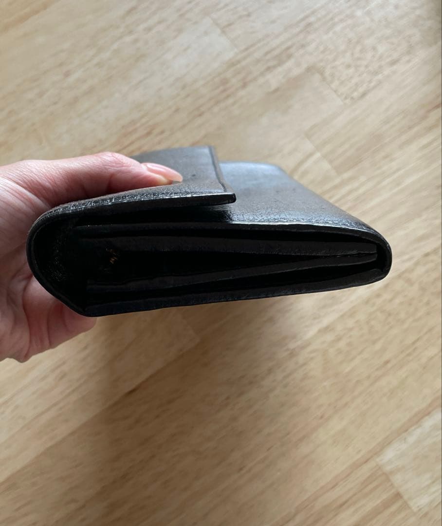 【美品】IL BISONTE イルビゾンテ 長財布 黒