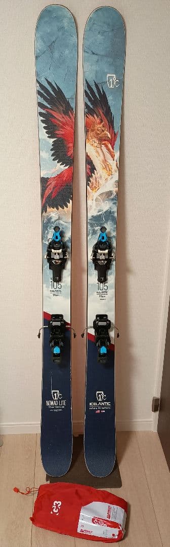 ICELANTIC nomad lite105 176cm ビンディングシール