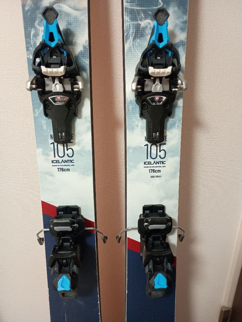 ICELANTIC nomad lite105 176cm ビンディングシール