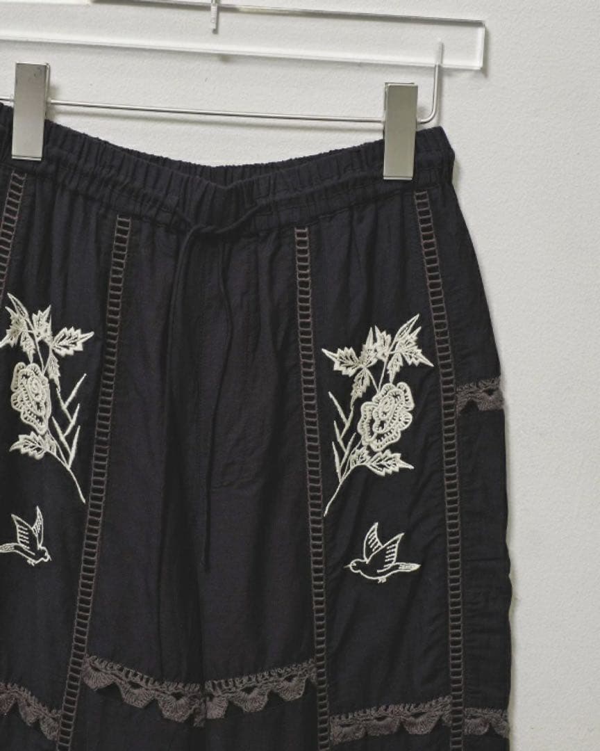 パンツ TODAYFUL EmbroideryPatchworkTrousers 36